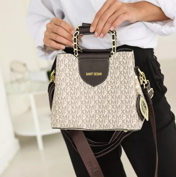 Handbags - Fashion Chain Strap Shoulder Bag | Leaf Pendant | NWT